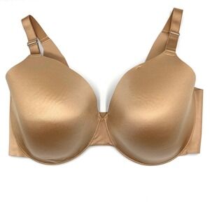 Soma Vanishing Back Full Coverage Underwire Bra Tan Nude 36G 102401